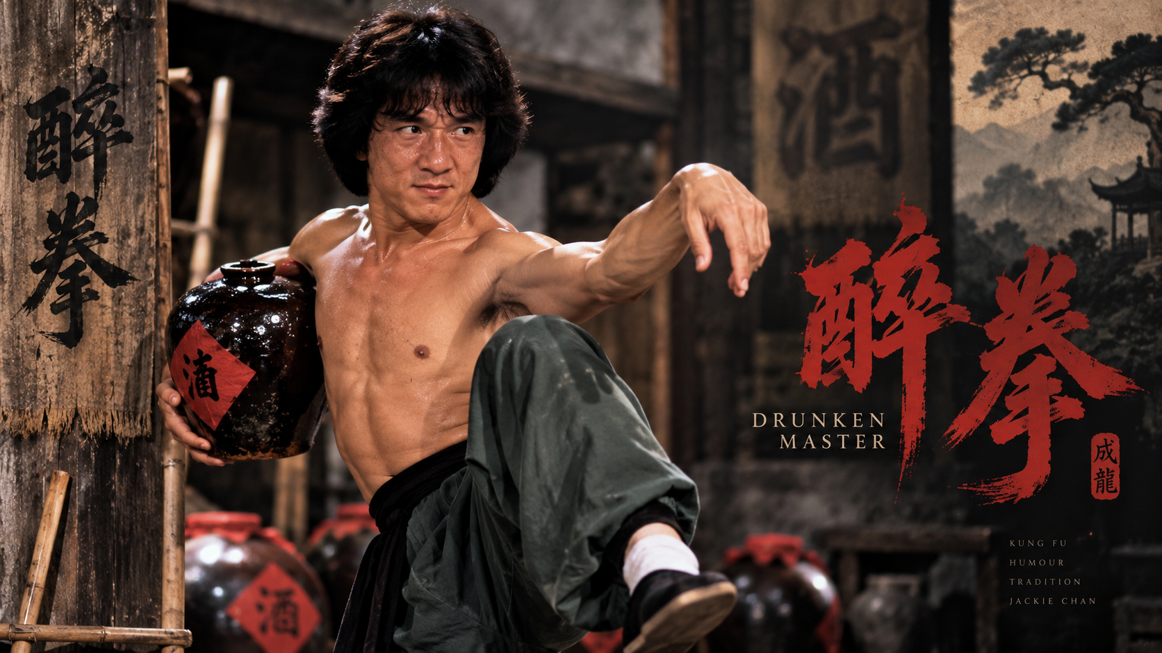 Jackie Chan — première influence des films d’arts martiaux